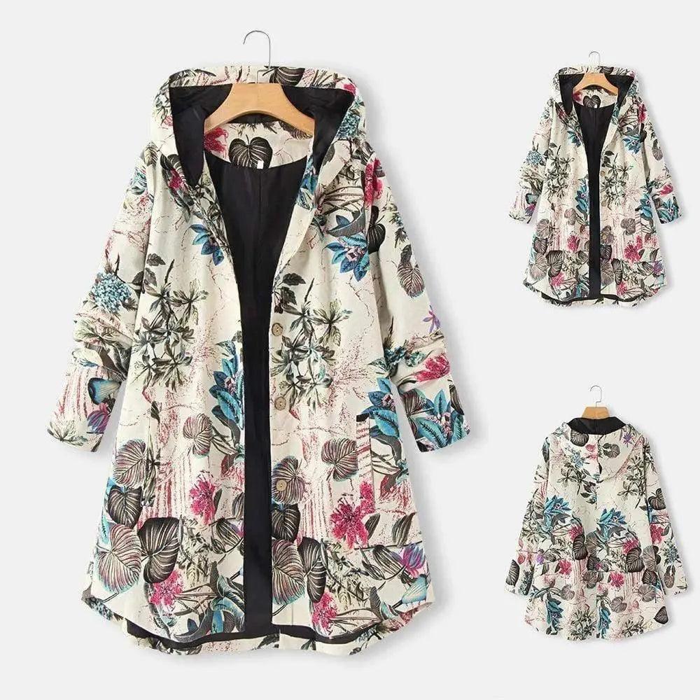 Ethnic printed padded jacket with padded jacket Jersey Jacket Tulle Jacket Batik Jacket