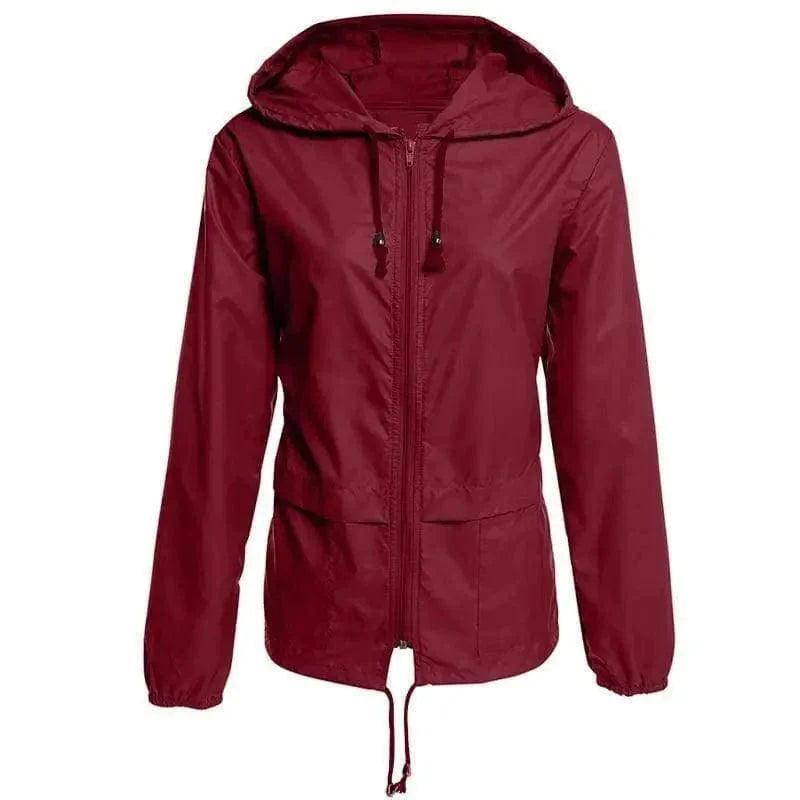 Raincoat Zipper Hooded Lightweight Outdoor Jacket Thin Fleece Fabric Down Fabric Feather Fabric Raincoat Zipper Hooded Lightweight Outdoor Jacket Thin Fleece Fabric Down Fabric Feather Fabric