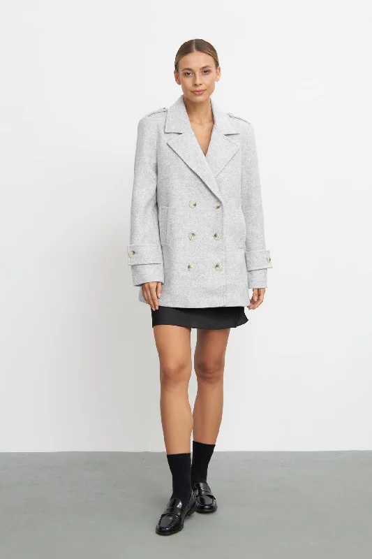 Marvel Jacket - Light Grey Anorak Shell Jacket Lightweight Jacket
