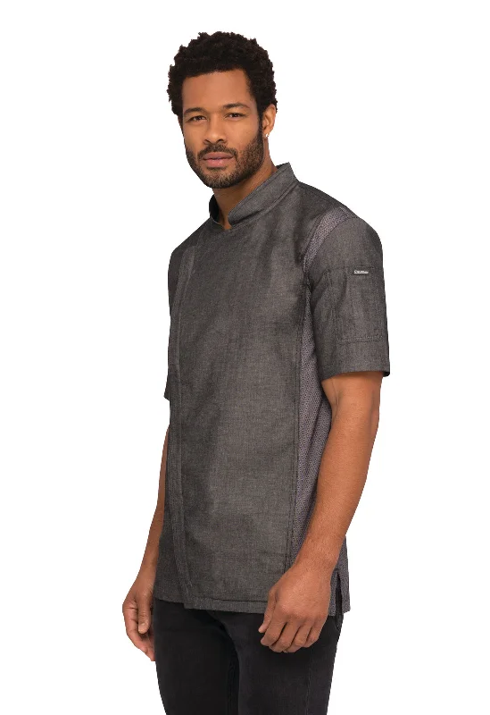 Mens Delancey Chef Jacket Print Jacket Jacquard Jacket Embroidered Jacket