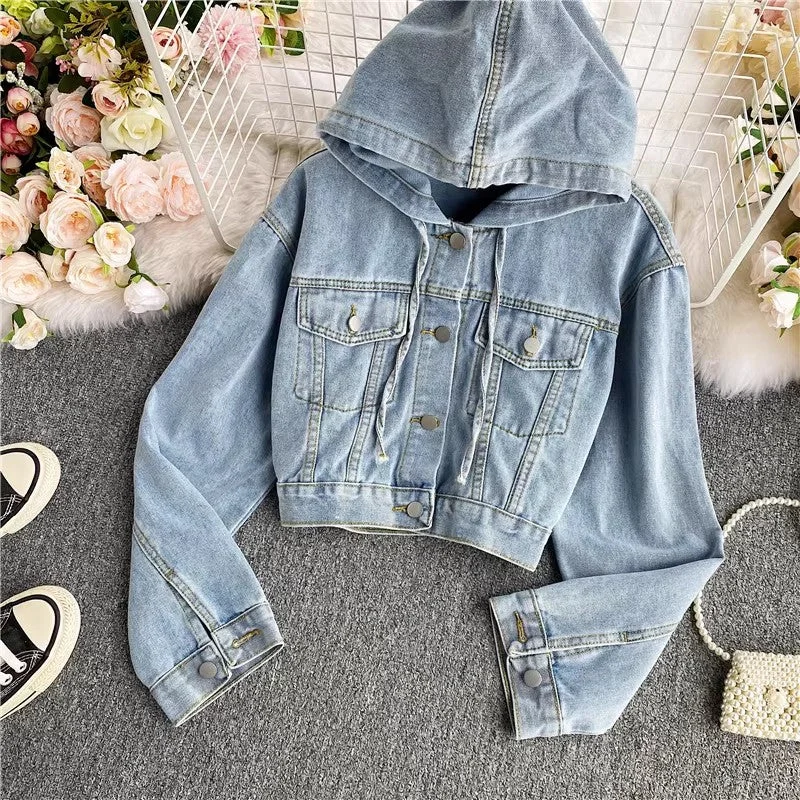 New Denim Jacket Women's Jacket Long Sleeve Top S4130 Striped Jacket Polka Dot Jacket Floral Jacket New Denim Jacket Women's Jacket Long Sleeve Top S4130 Striped Jacket Polka Dot Jacket Floral Jacket