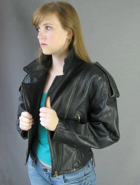 80s Women's Jacket Motorcycle North Beach Leather Black Vintage Moto Small to Medium VFG Faux Fur Jacket Real Fur Jacket Shearling Jacket 80s Women's Jacket Motorcycle North Beach Leather Black Vintage Moto Small to Medium VFG Faux Fur Jacket Real Fur Jacket Shearling Jacket