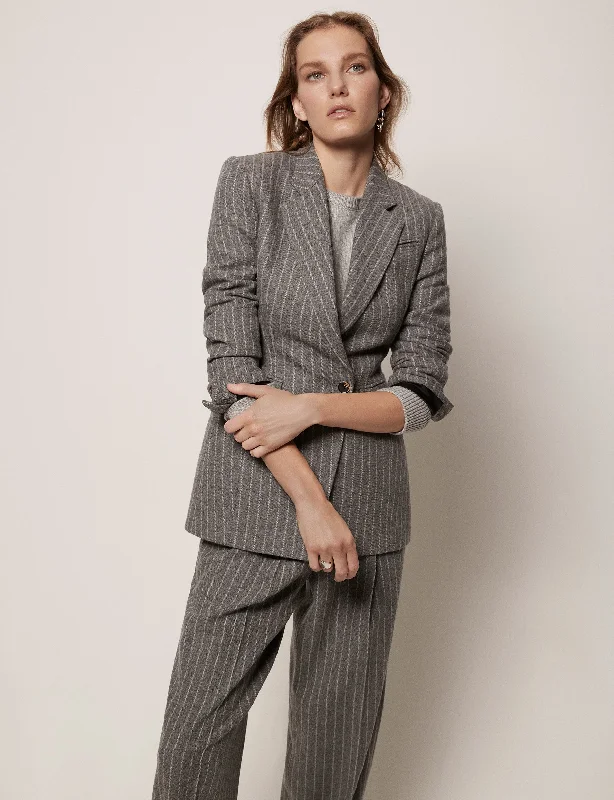Seamed Waist Jacket Striped Jacket Polka Dot Jacket Floral Jacket
