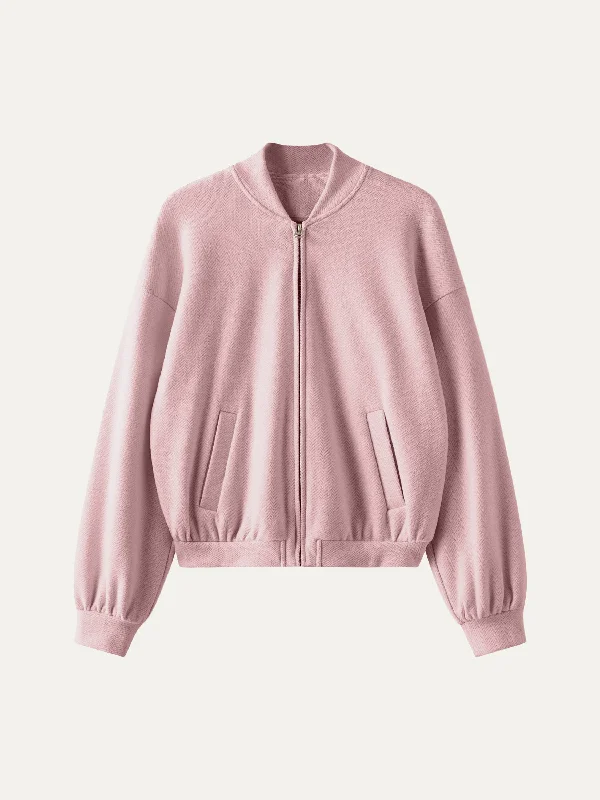 Subtle Texture Bomber Jacket Appliqued Jacket Beaded Jacket Sequined Jacket