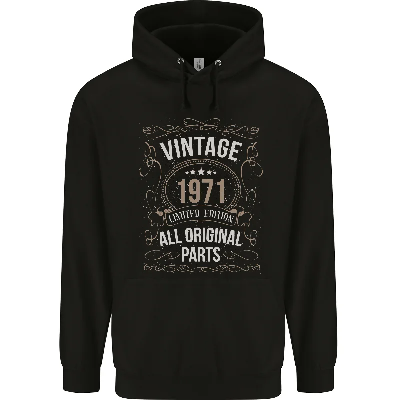 53rd Birthday Limited Edition 1971 Mens 80% Cotton Hoodie Hoodie with Reflective Safety Nightwear 53rd Birthday Limited Edition 1971 Mens 80% Cotton Hoodie Hoodie with Reflective Safety Nightwear