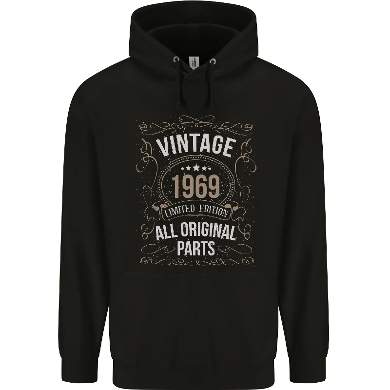 55th Birthday Limited Edition 1969 Mens 80% Cotton Hoodie Hoodie with Hem Embroidery Detailed Premium 55th Birthday Limited Edition 1969 Mens 80% Cotton Hoodie Hoodie with Hem Embroidery Detailed Premium