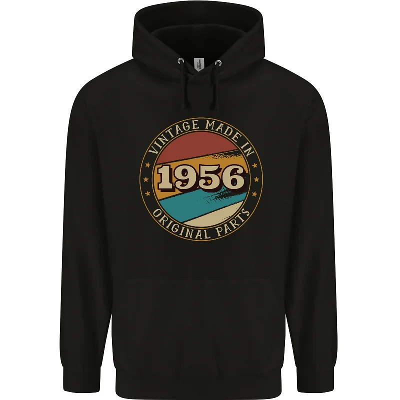 68th Birthday Vintage Made In 1956 Mens 80% Cotton Hoodie Hoodie with Zipper Versatile Modern 68th Birthday Vintage Made In 1956 Mens 80% Cotton Hoodie Hoodie with Zipper Versatile Modern