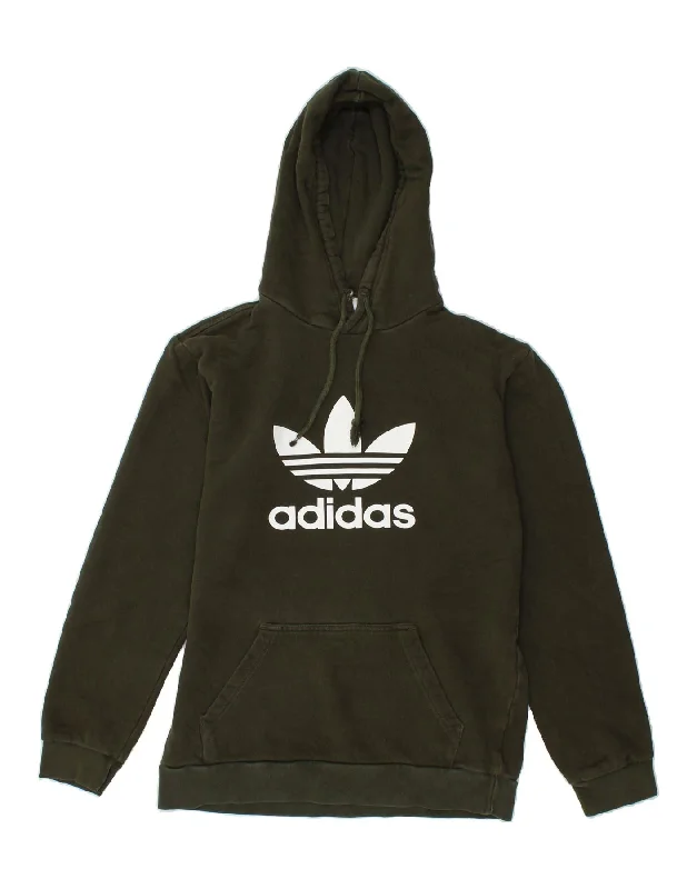 ADIDAS Mens Graphic Hoodie Jumper Small Green Cotton Hoodie with Drawcord Adjustable Secure ADIDAS Mens Graphic Hoodie Jumper Small Green Cotton Hoodie with Drawcord Adjustable Secure