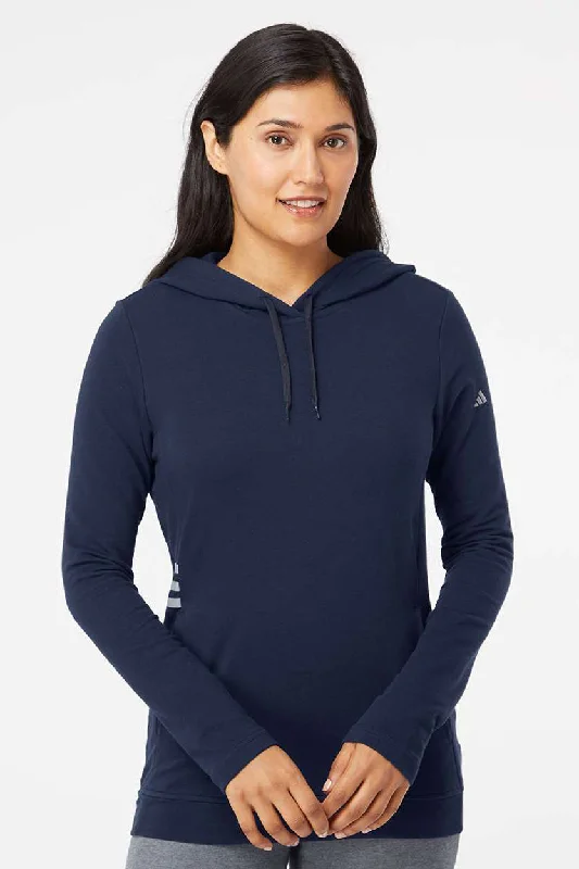 Adidas Womens Hooded Sweatshirt Hoodie - Collegiate Navy Blue