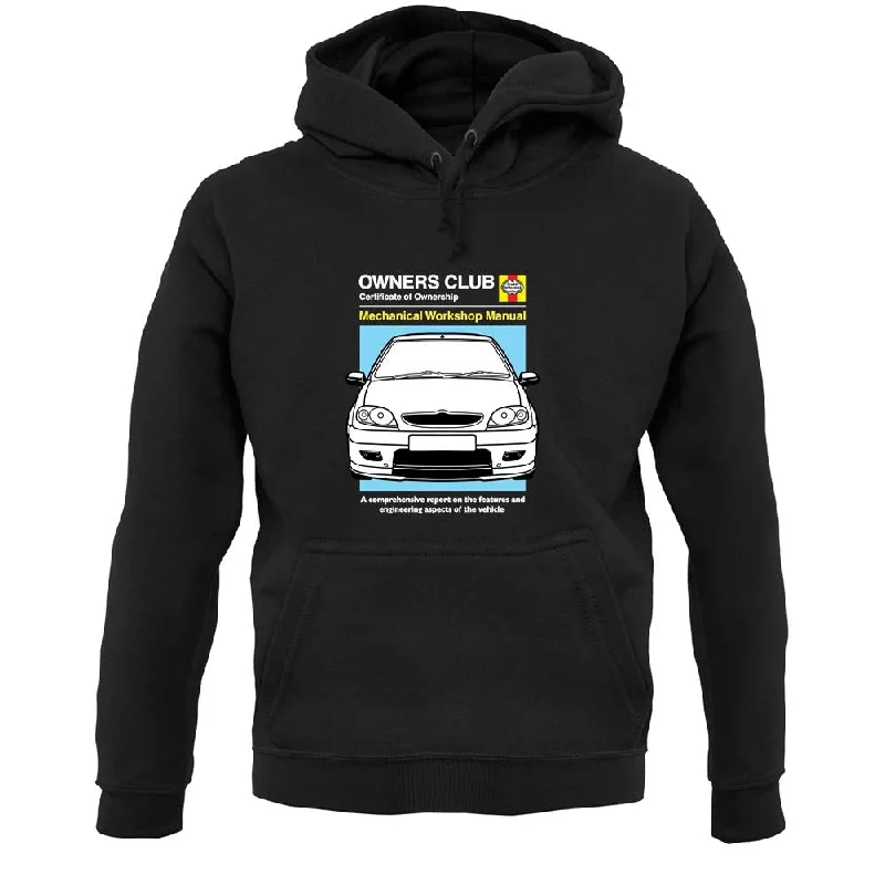 Car Owners Manual Citreon Saxo Unisex Hoodie