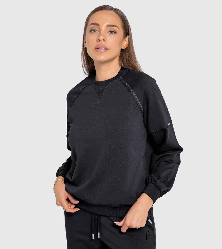 F5 Essentials Oversized Sweatshirt - Women Hoodie with Toggle Buttons Decorative Unique F5 Essentials Oversized Sweatshirt - Women Hoodie with Toggle Buttons Decorative Unique