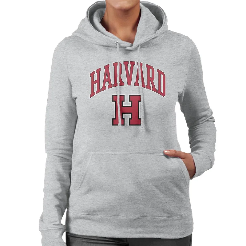 Harvard University Varsity Sports Logo Women's Hooded Sweatshirt Hoodie Sweatshirt Pullover Harvard University Varsity Sports Logo Women's Hooded Sweatshirt Hoodie Sweatshirt Pullover