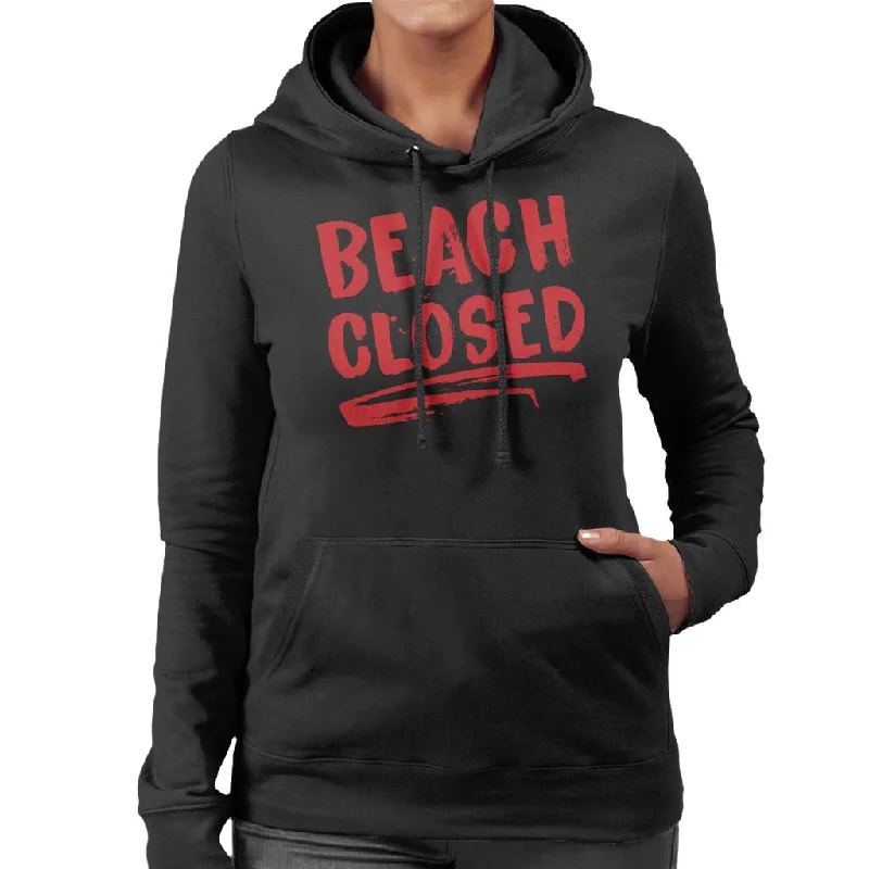 Jaws Beach Closed Women's Hooded Sweatshirt Hoodie Sweatshirt Pullover