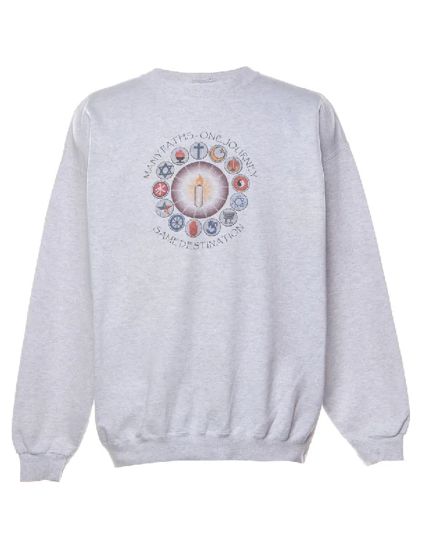 Journey Printed Sweatshirt - L