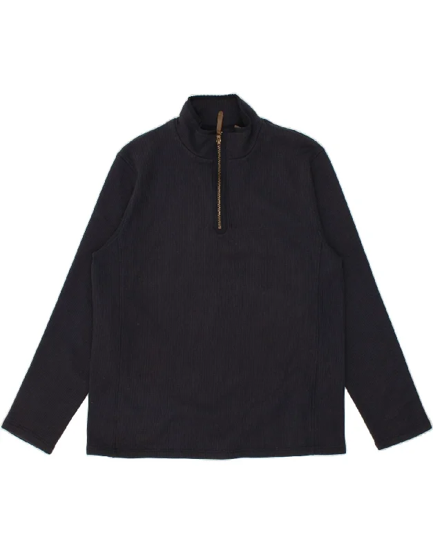 MOUNTAIN WAREHOUSE Mens Zip Neck Sweatshirt Jumper Large Navy Blue Cotton Hoodie with Relaxed Fit Easy Casual MOUNTAIN WAREHOUSE Mens Zip Neck Sweatshirt Jumper Large Navy Blue Cotton Hoodie with Relaxed Fit Easy Casual