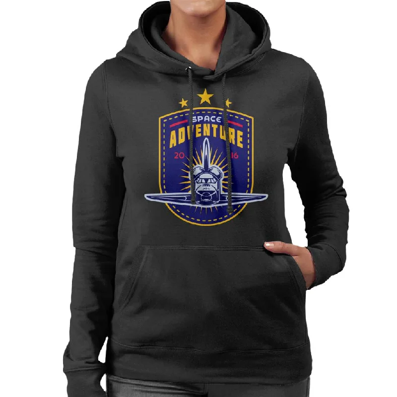 NASA Space Adventure Women's Hooded Sweatshirt Hoodie with Pocket Utility Practical