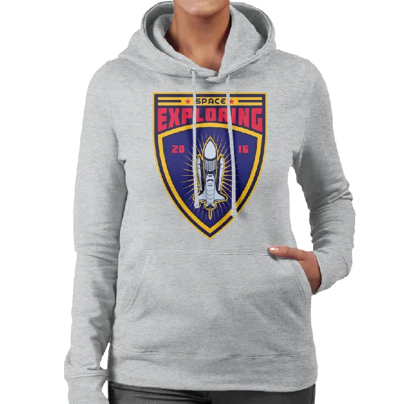 NASA Space Exploring Women's Hooded Sweatshirt Hoodie Dress Longline Feminine