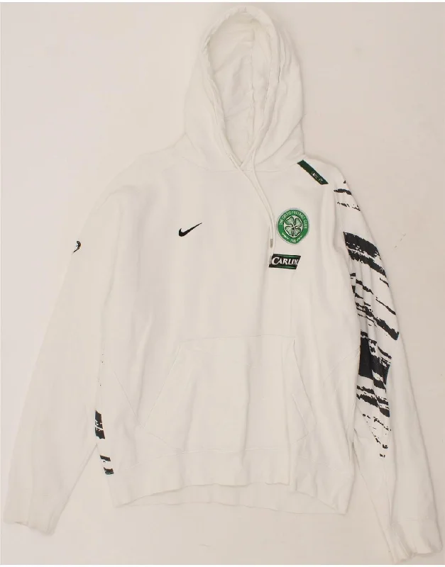 NIKE Mens Graphic Hoodie Jumper UK 42/44 Large White Cotton Hoodie with Hem Detail Decorative Unique NIKE Mens Graphic Hoodie Jumper UK 42/44 Large White Cotton Hoodie with Hem Detail Decorative Unique