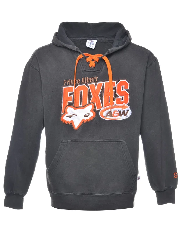 Prince Albeit Foxes Printed Hoodie - M