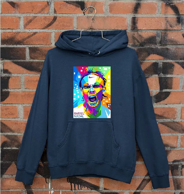 Rafael Nadal (RAFA) Unisex Hoodie for Men/Women Hoodie with Strings Custom Fit Adjustable Rafael Nadal (RAFA) Unisex Hoodie for Men/Women Hoodie with Strings Custom Fit Adjustable