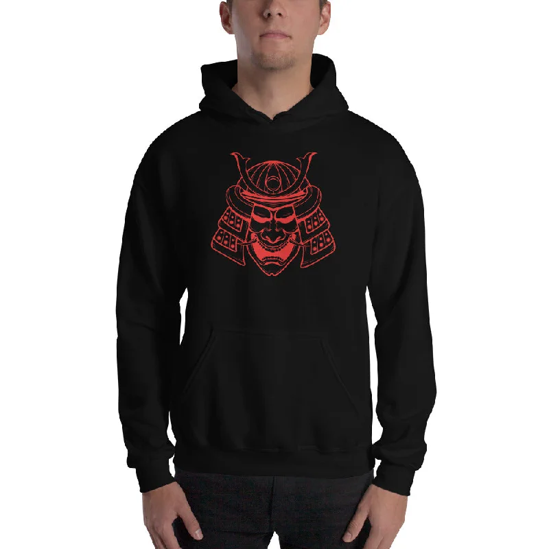 Red Samurai Warrior Kabuto Mempo Mask Hoodie Sweatshirt Hoodie with Camouflage Military Edgy Red Samurai Warrior Kabuto Mempo Mask Hoodie Sweatshirt Hoodie with Camouflage Military Edgy