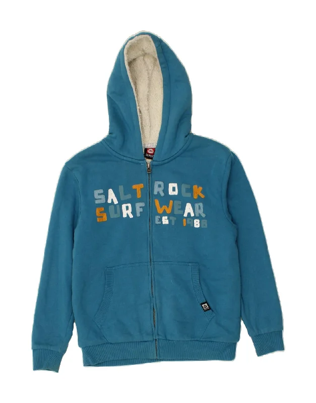 SALTROCK Boys Graphic Zip Hoodie Sweater 11-12 Years Blue Cotton Hoodie with Strings Custom Fit Adjustable SALTROCK Boys Graphic Zip Hoodie Sweater 11-12 Years Blue Cotton Hoodie with Strings Custom Fit Adjustable