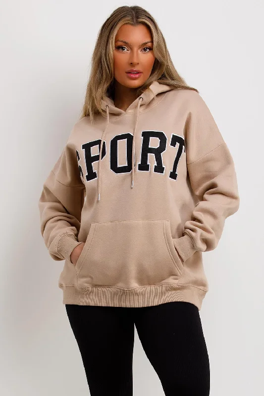 Sport Hoodie Beige