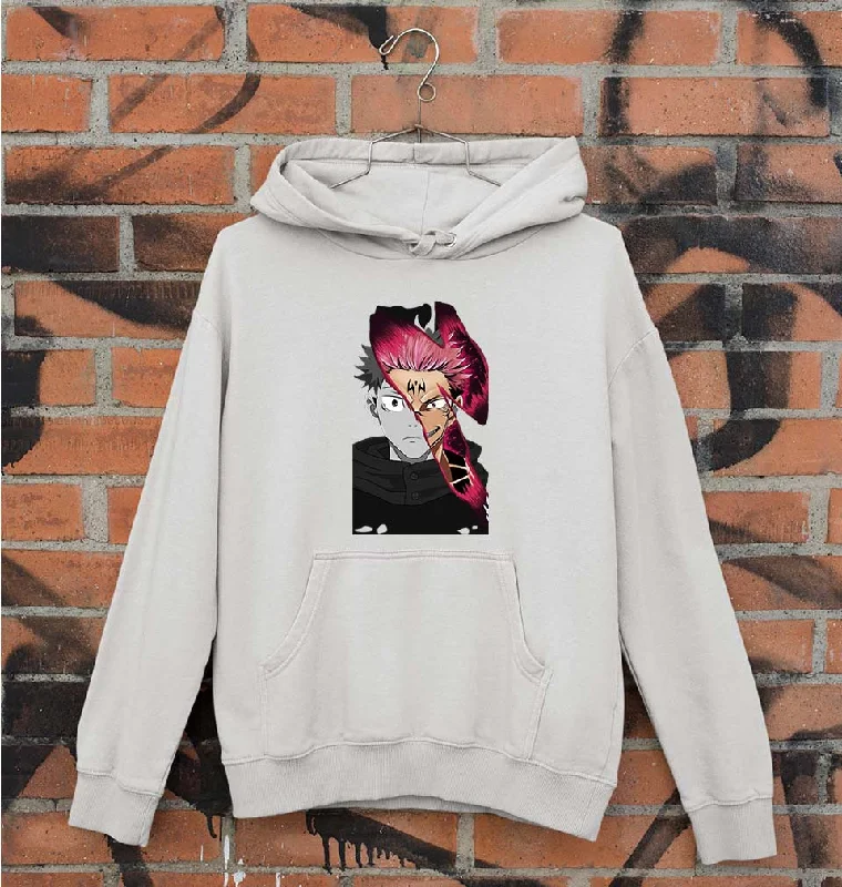 Sukuna Anime Unisex Hoodie for Men/Women Hoodie with Hem Raw Edge Edgy Unfinished
