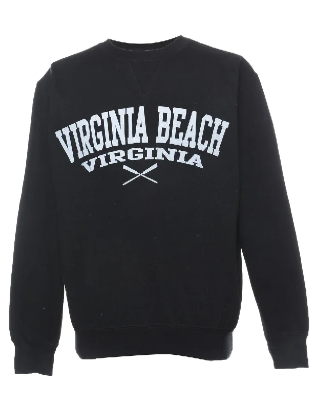 Virginia Beach Printed Sweatshirt - L