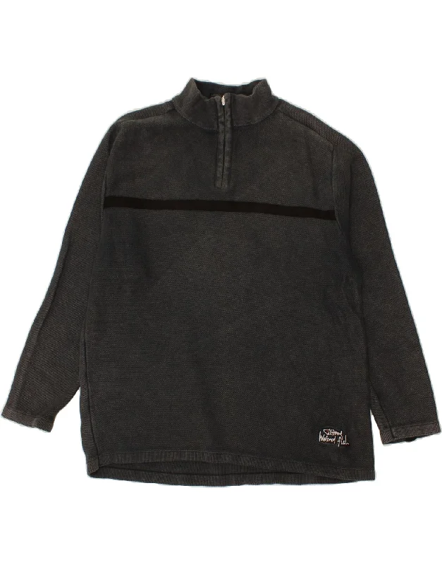WEIRD FISH Mens Zip Neck Sweatshirt Jumper XL Grey Cotton Hoodie with Thumb Holes Functional Cozy WEIRD FISH Mens Zip Neck Sweatshirt Jumper XL Grey Cotton Hoodie with Thumb Holes Functional Cozy