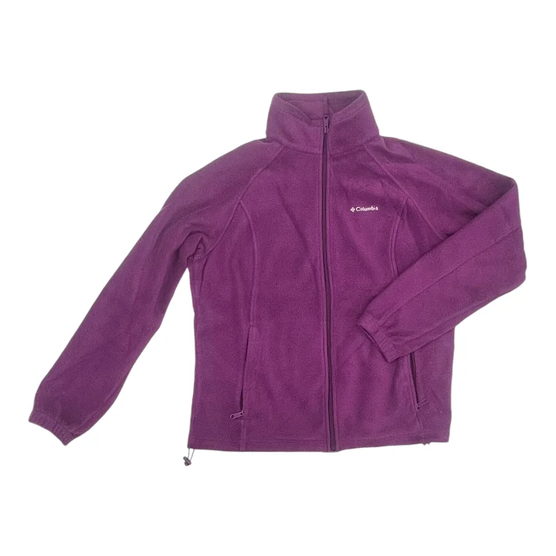 Jacket Fleece By Columbia In Purple, Size:Xl