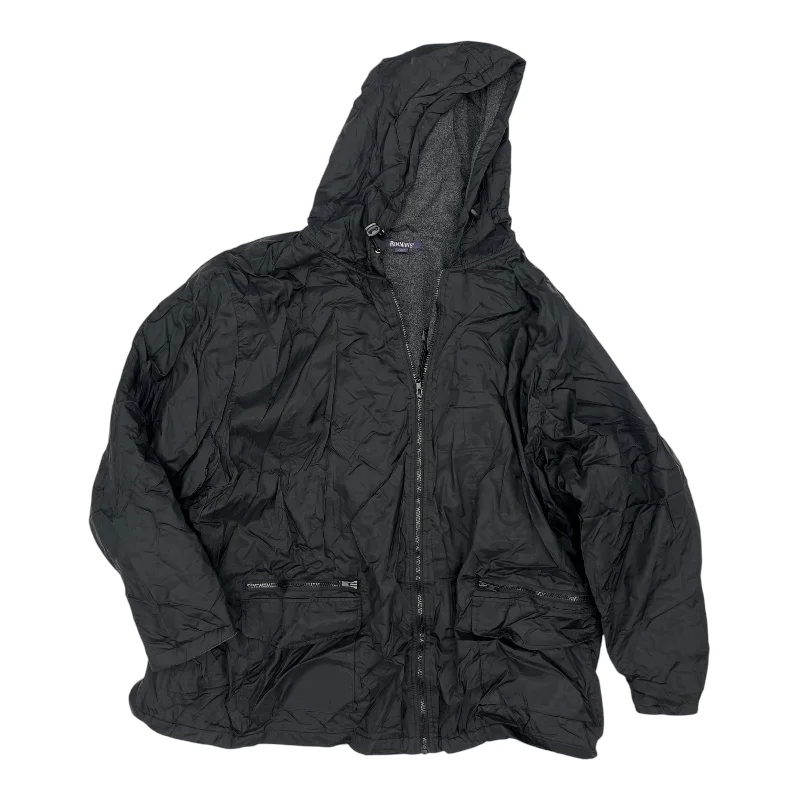 Jacket Puffer & Quilted By Romans In Black, Size:3X