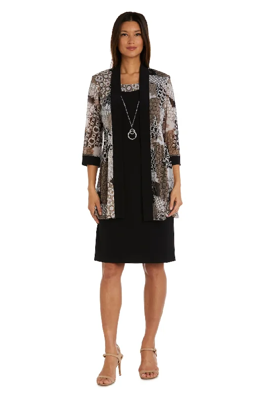 R&M Richards 9703 Two Piece Short Mother of the Bride Jacket Dress