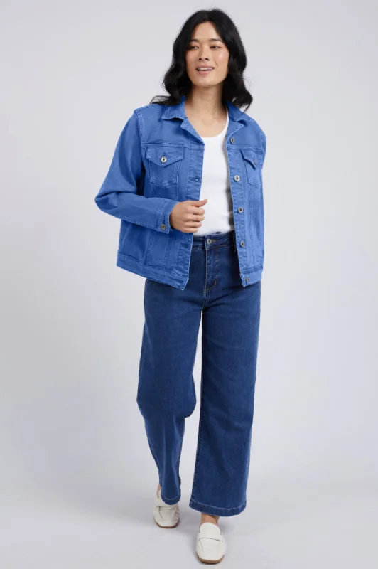 Tilly Denim Jacket - Cerulean Blue