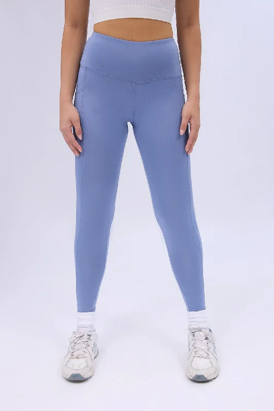 UNPLUG By Bluenotes Super Soft Pocket Leggings Elegant Animal Print Leggings