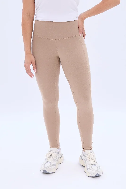 UNPLUG By Bluenotes Super Soft Pocket Legging Comfortable Leggings with Pockets