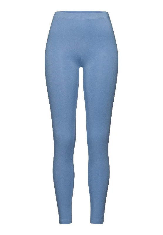Sleep And Lounge Leggings | Endless Blue 74851-2533 Comfortable Bootcut Workout Leggings