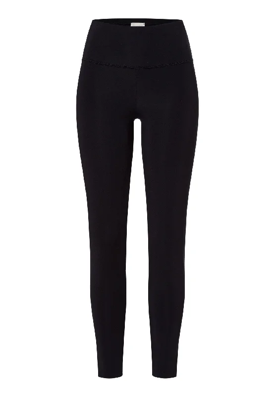 Balance Leggings | Black Beauty 78792-2199 Fashionable Embroidered Detail Leggings