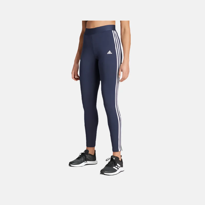 Adidas 3 Stripes Women's sports Leggings -Legend Ink/White Comfortable Cold Weather Leggings Adidas 3 Stripes Women's sports Leggings -Legend Ink/White Comfortable Cold Weather Leggings