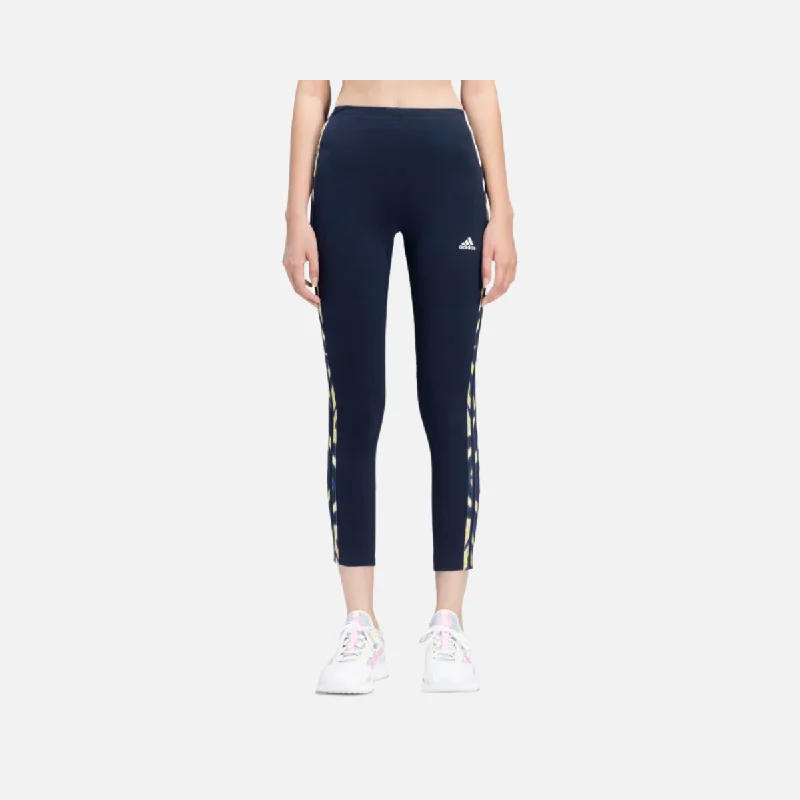 Adidas Vibaop 3stripes Women's Legging -Legend Ink / Multicolor Comfortable Printed Workout Leggings