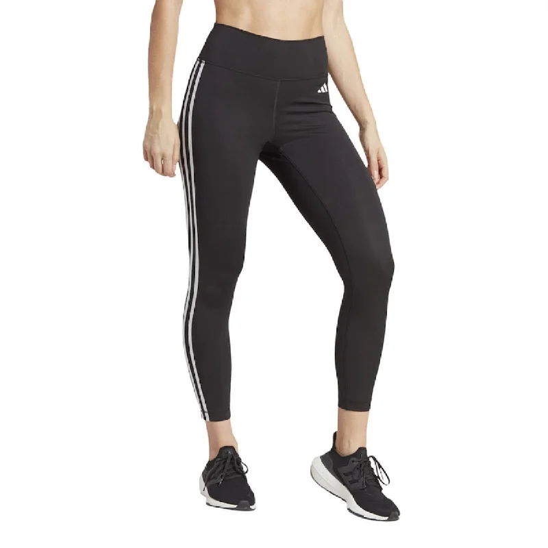 adidas Women's Train Essentials 3-Stripes High-Waisted 7/8 Leggings Fashionable Stretchy Fit Leggings