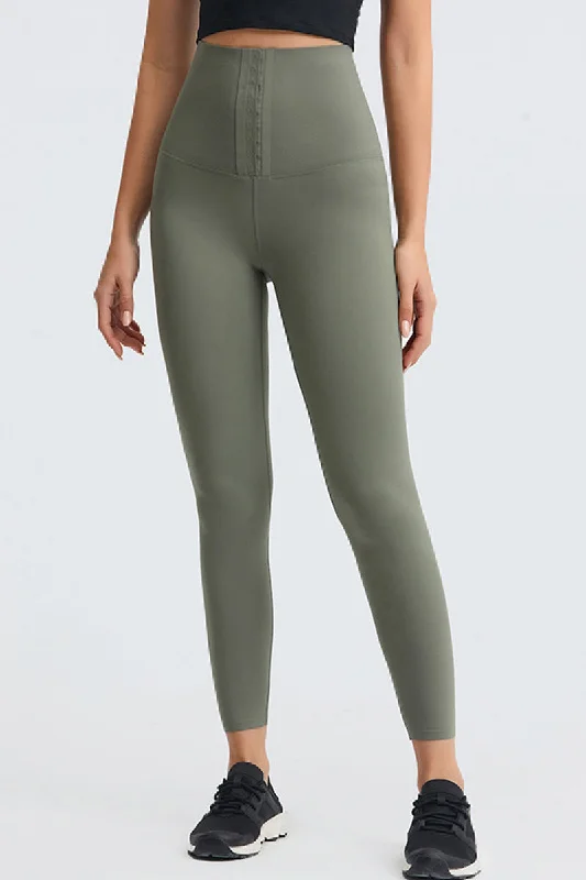 Adjustable Waist Leggings Cozy Sweat-Wicking Leggings