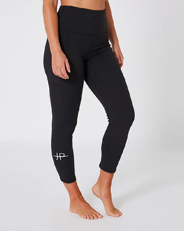 Jetpilot Cause Ladies Leggings - Black Comfortable Bootcut Workout Leggings