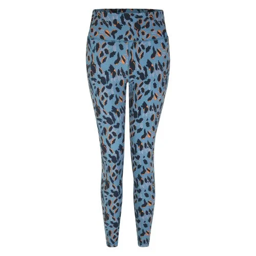 Dare 2B Womens/Ladies Influential Recycled Leopard Print Leggings Comfortable Ribbed Sports Leggings