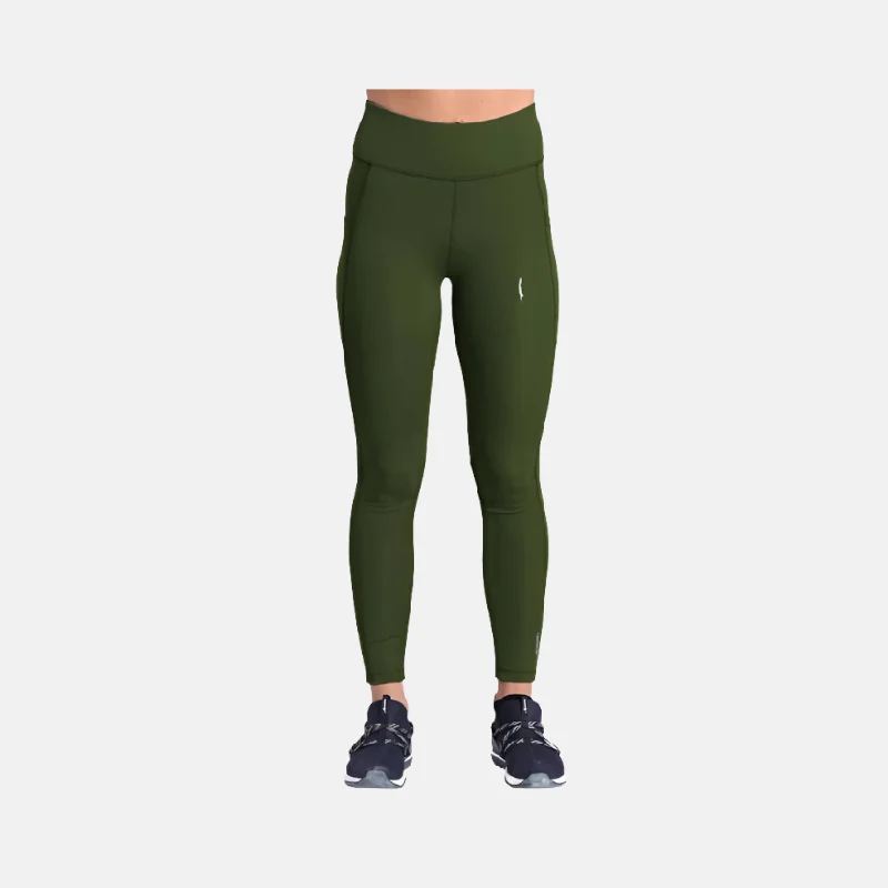 Dive Ultra Women's Leggings -Olive Fashionable Solid Color Tights