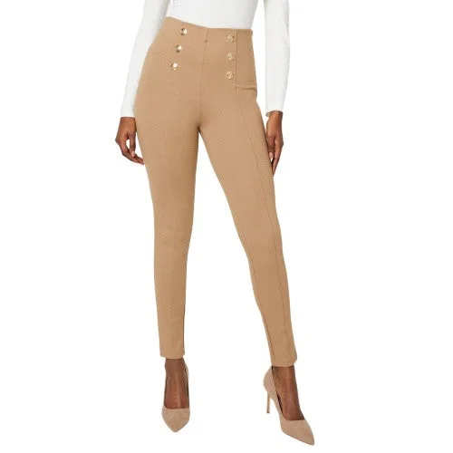 Dorothy Perkins Womens/Ladies Military Button Skinny Leggings Elegant Casual Fit Leggings