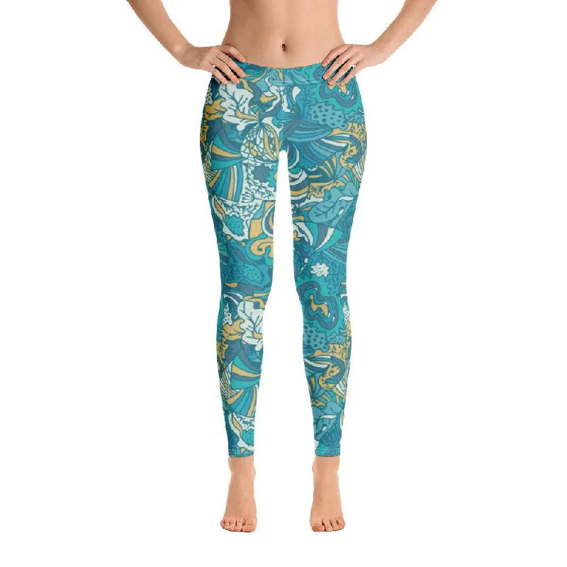 Masu Mid-Rise Leggings Fashionable Minimal Active Leggings