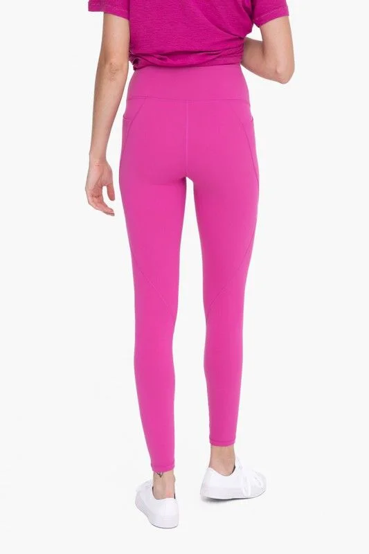 Mono B Tapered Band Essential Solid Highwaist Leggings Trendy Digital Print Leggings