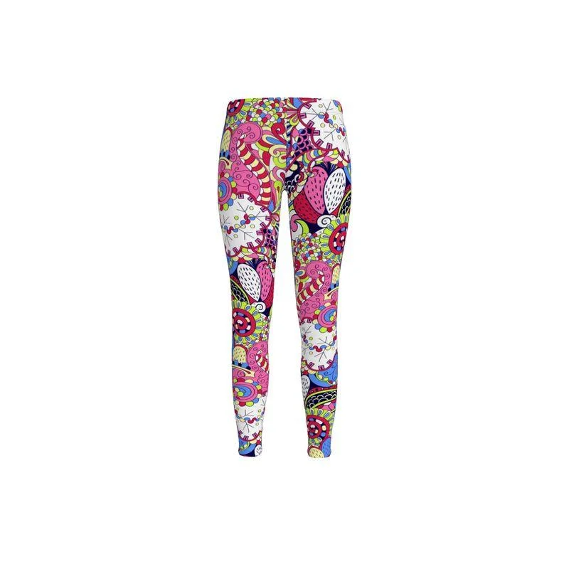 Sechia LYCRA® Mid-Rise Leggings Fashionable Moisture-Wicking Leggings
