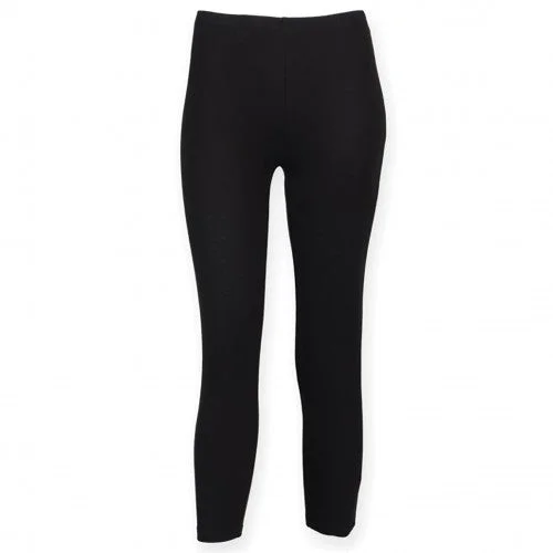 SF Womens/Ladies 3/4 Training / Fitness Sports Leggings Stylish Stretch Print Leggings